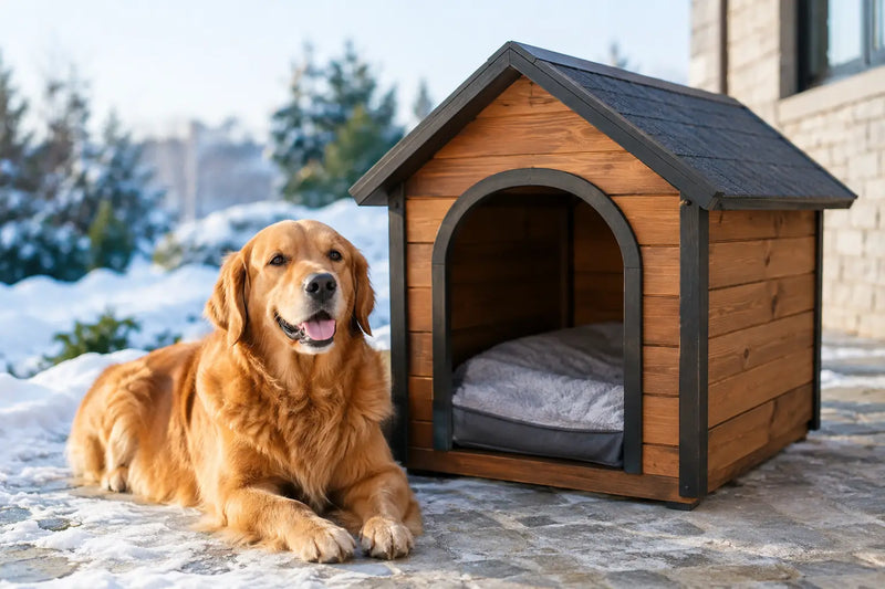 Cómo elegir una casa térmica para perro exterior