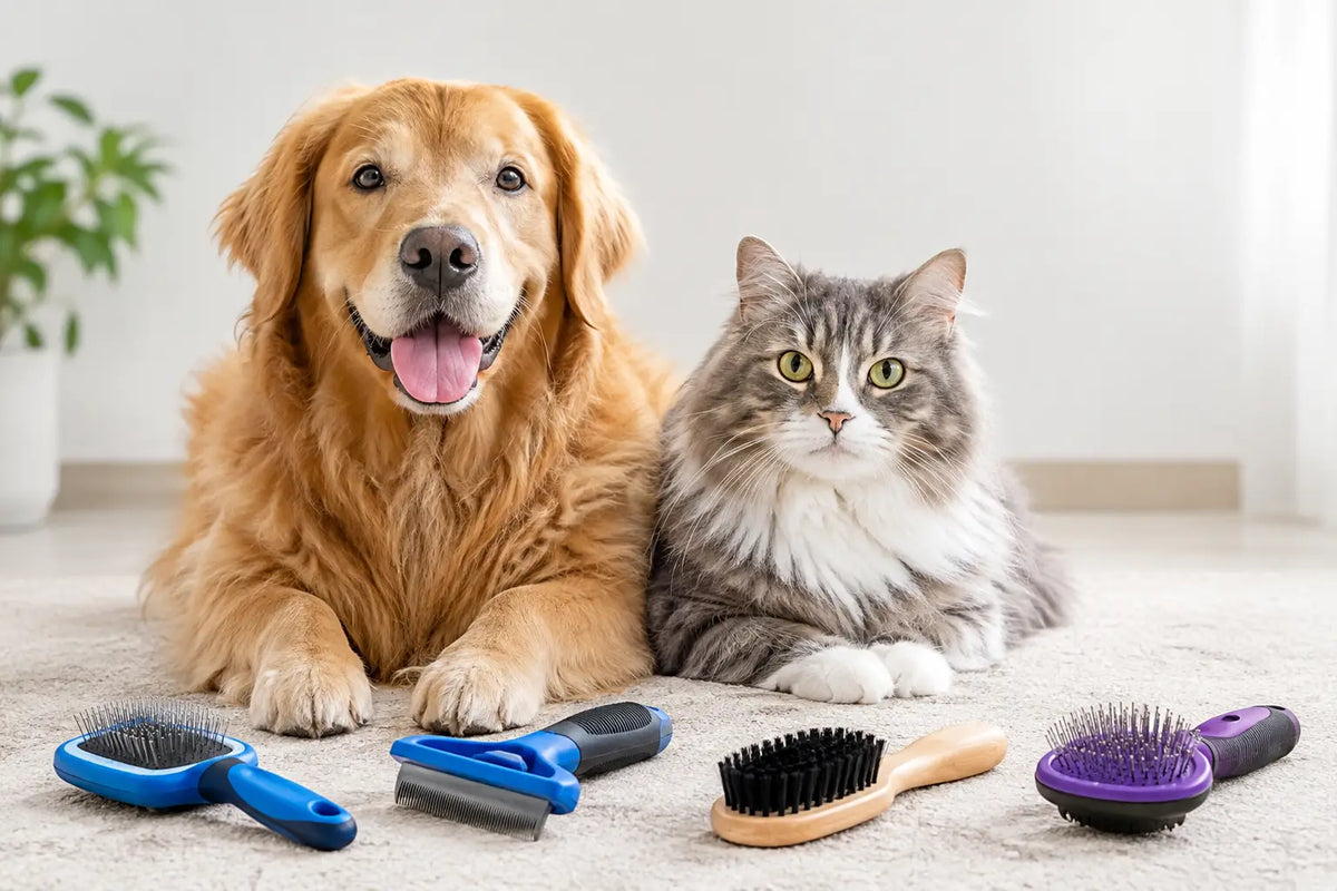 Cepillos para mascotas: elige según su pelaje