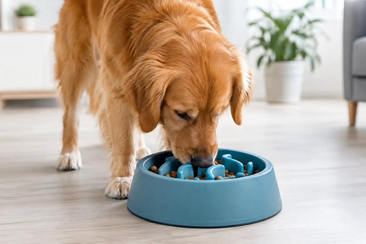 Comedero lento para perros ansiosos ¿sirve?