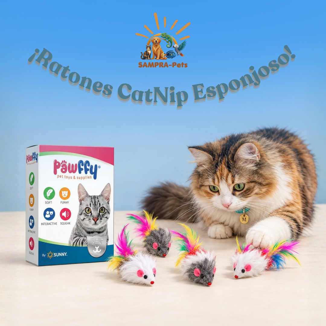 Ratoncillos Catnip Esponjoso
