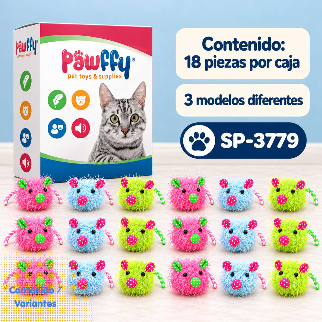Cochinito Soft CatNip 18 piezas