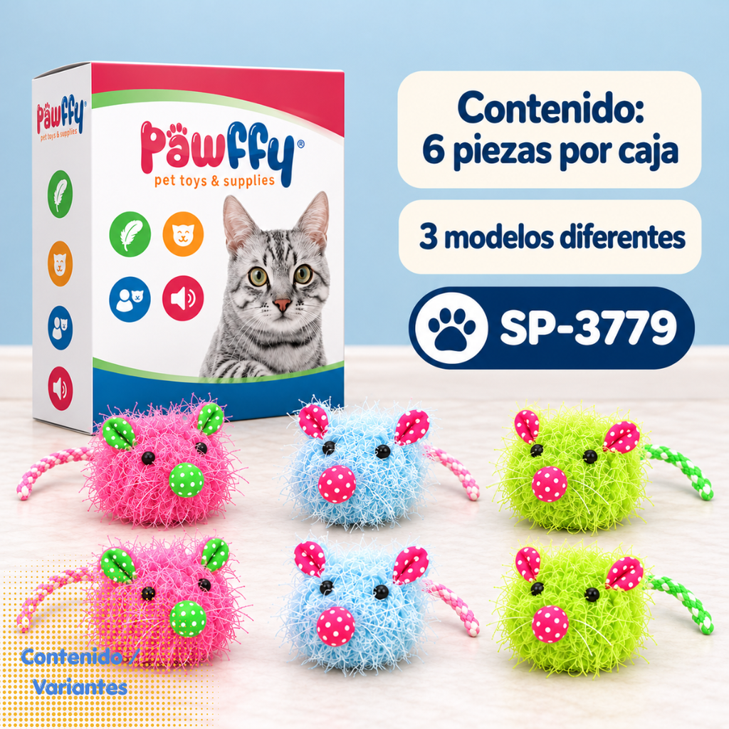 Cochinito Soft CatNip 6 piezas