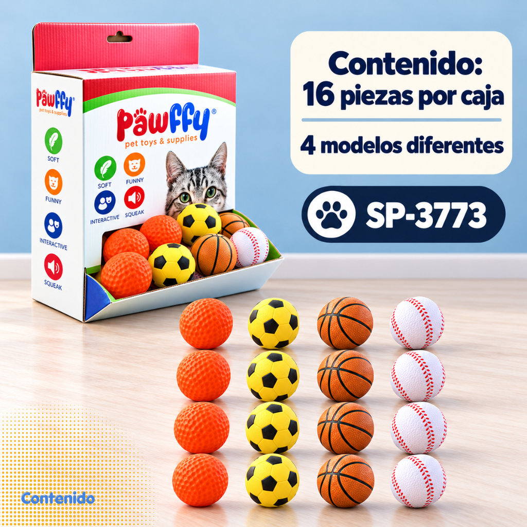 Pelotas Campeonas 16 piezas