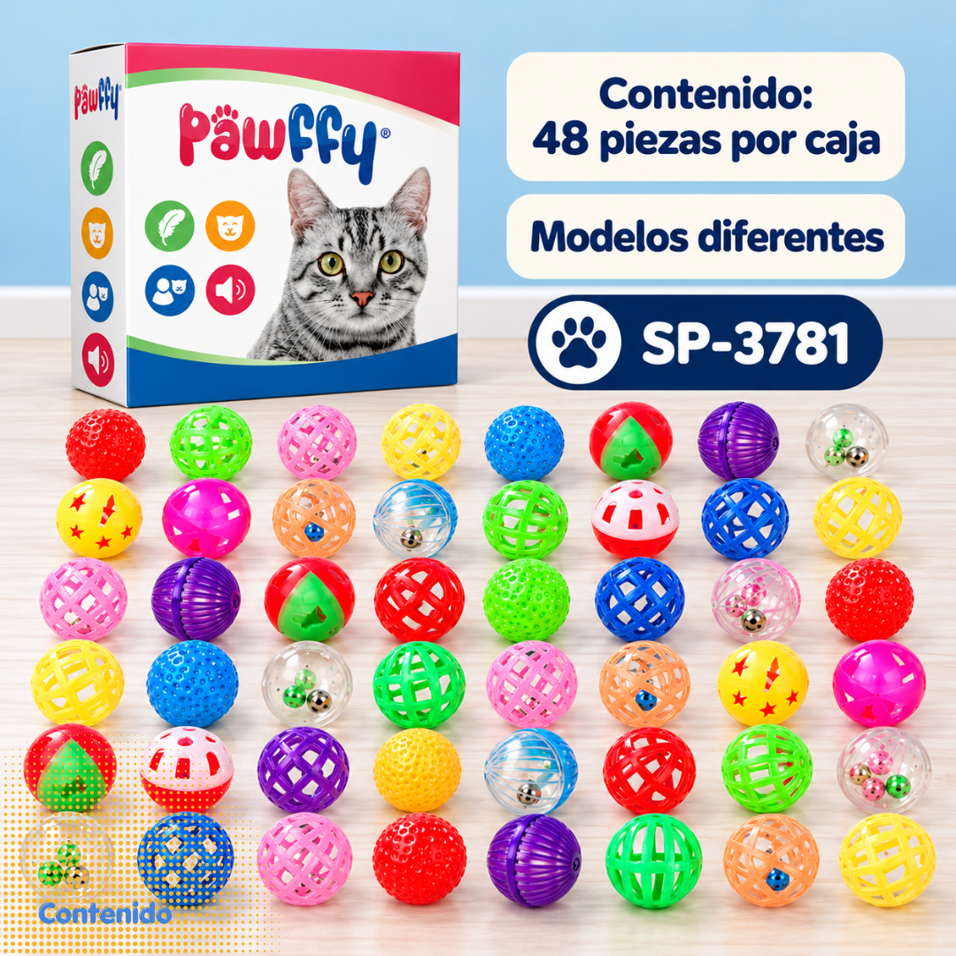 Pelotitas Sonajeras 40 piezas