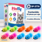 Ratones CAT-NIP 10 piezas