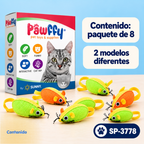 Ratones Soft CatNip 8 piezas