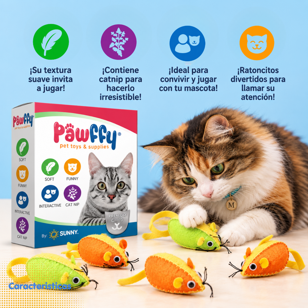 Ratones Soft CatNip